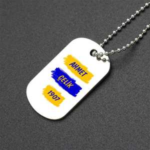 - Sarı Lacivert Taraftar Asker Künyesi  - Sarı Lacivert Taraftar Asker Künyesi