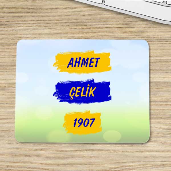 Sarı Lacivert Taraftar Mouse Pad