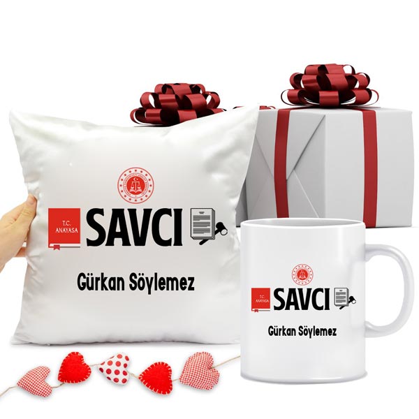 Savcı Kupa Bardak ve Yastık