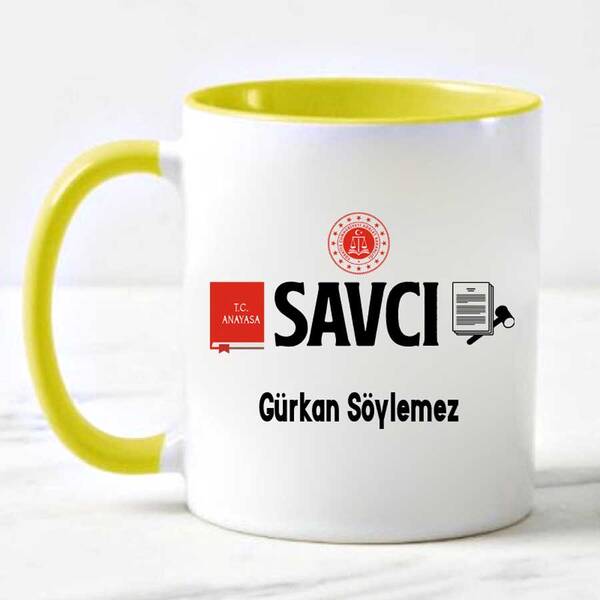 Savcıya Hediye Kupa Bardak