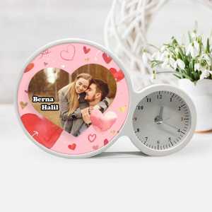 - Sevgiliye Özel Fotoğraflı Saatli Sihirli Ayna  - Sevgiliye Özel Fotoğraflı Saatli Sihirli Ayna