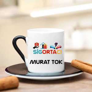 Sigortacı Türk Kahve Fincanı - Thumbnail