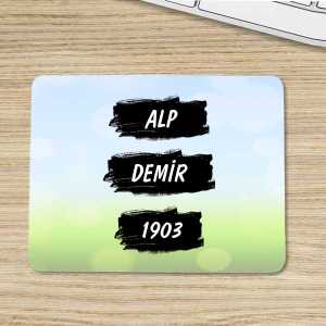  - Siyah Beyaz Taraftar Mouse Pad