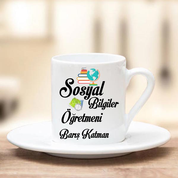 Sosyal Bilgiler Öğretmeni Türk Kahve Fincanı