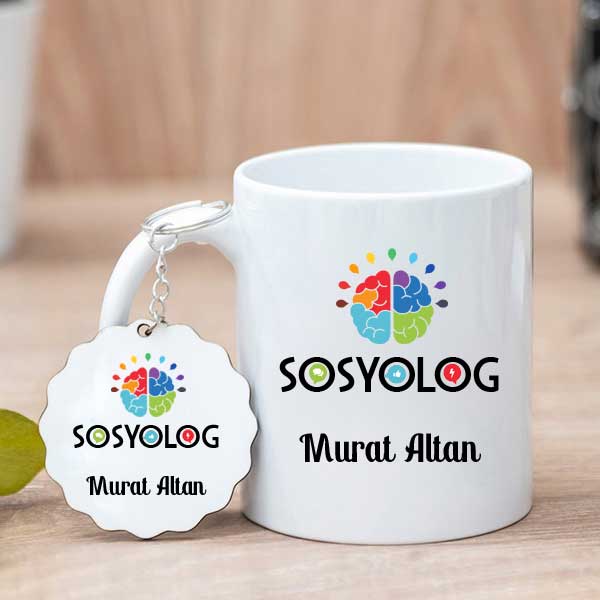 Sosyolog Hediyesi Kupa Bardak ve Anahtarlık