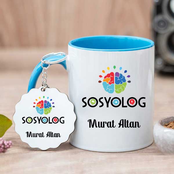 Sosyolog Hediyesi Kupa Bardak ve Anahtarlık