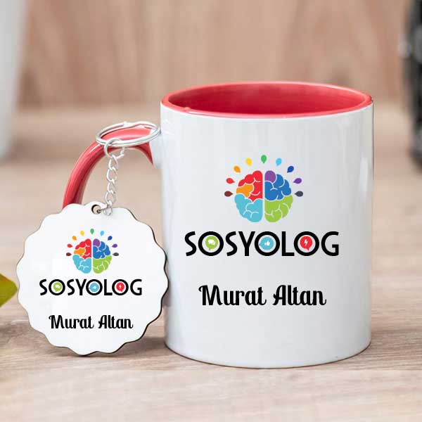 Sosyolog Hediyesi Kupa Bardak ve Anahtarlık