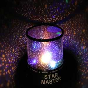 Star Master Gökyüzü Projeksiyonlu Led Renkli Yıldızlı Tavan Işık Yansıtma Gece Lambası - Thumbnail