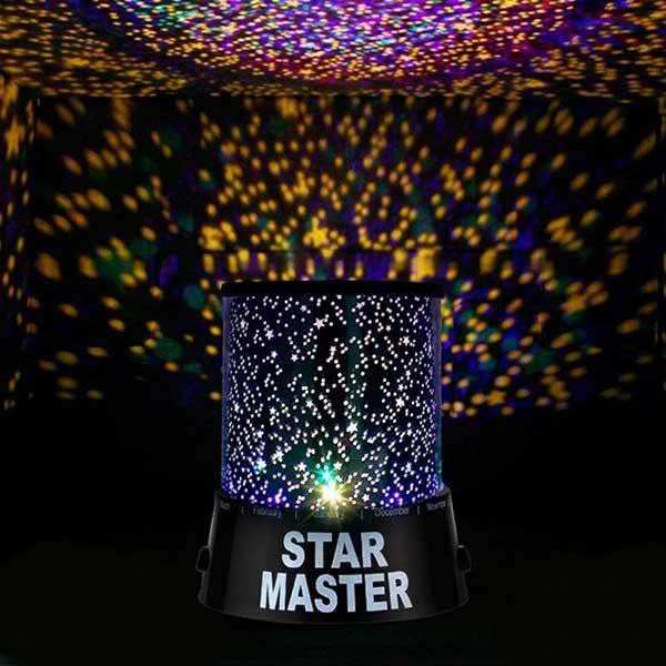 Star Master Gökyüzü Projeksiyonlu Led Renkli Yıldızlı Tavan Işık Yansıtma Gece Lambası