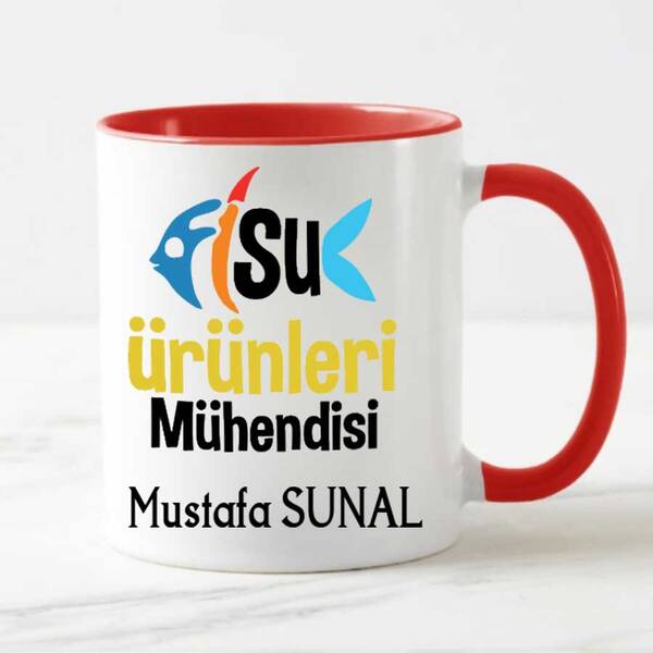 Su Ürünleri Mühendisine Hediye Kupa Bardak