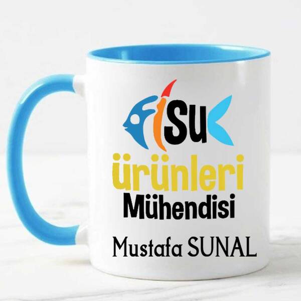 Su Ürünleri Mühendisine Hediye Kupa Bardak