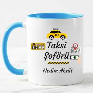 Taksi Şoförüne Hediye Kupa Bardak - Thumbnail