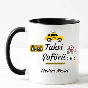 Taksi Şoförüne Hediye Kupa Bardak - Thumbnail