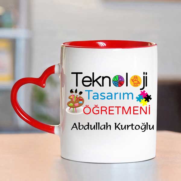 Teknoloji Tasarım Öğretmeni Kupa Bardak