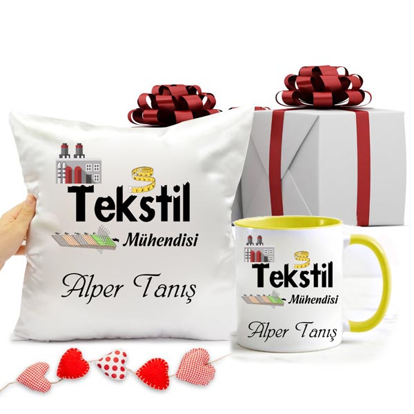 Tekstil Mühendisi Kupa Bardak ve Yastık