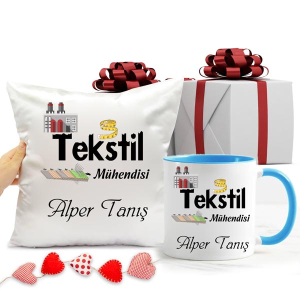 Tekstil Mühendisi Kupa Bardak ve Yastık