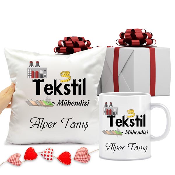 Tekstil Mühendisi Kupa Bardak ve Yastık