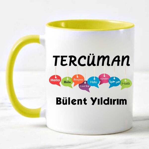 Tercümana Hediye Kupa Bardak