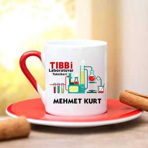 Tıbbi Laboratuvar Teknikeri Türk Kahve Fincanı - Thumbnail