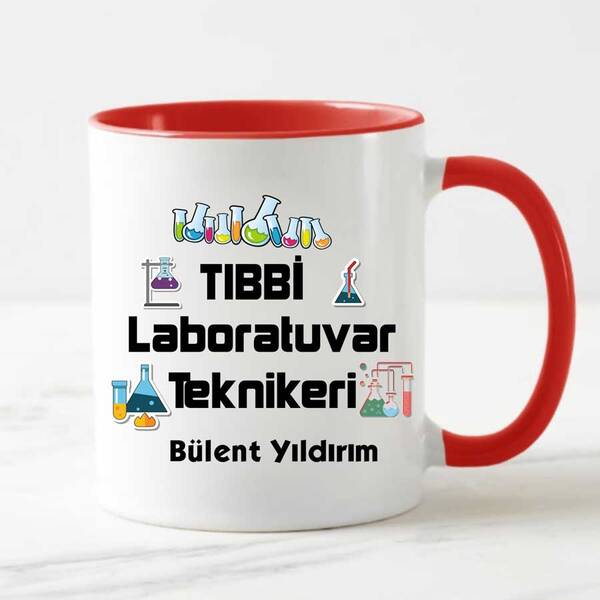 Tıbbi Laboratuvar Teknikerine Hediye Kupa Bardak