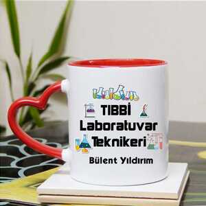 Tıbbi Laboratuvar Teknikerine Hediye Kupa Bardak - Thumbnail