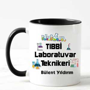 Tıbbi Laboratuvar Teknikerine Hediye Kupa Bardak - Thumbnail