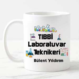 Tıbbi Laboratuvar Teknikerine Hediye Kupa Bardak - Thumbnail