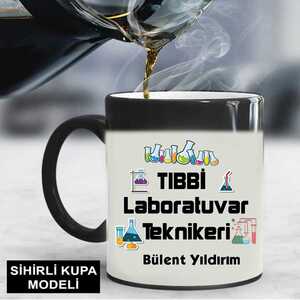 Tıbbi Laboratuvar Teknikerine Hediye Kupa Bardak - Thumbnail