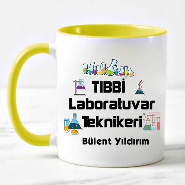 Tıbbi Laboratuvar Teknikerine Hediye Kupa Bardak