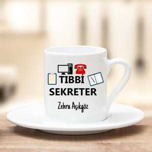 Tıbbi Sekreter Türk Kahve Fincanı - Thumbnail