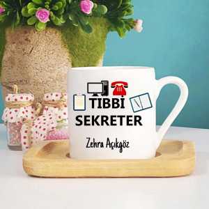 Tıbbi Sekreter Türk Kahve Fincanı - Thumbnail