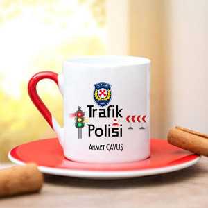 Trafik Polisi Türk Kahve Fincanı - Thumbnail