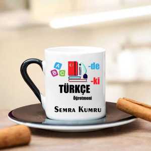 Türkçe Öğretmeni Türk Kahve Fincanı - Thumbnail