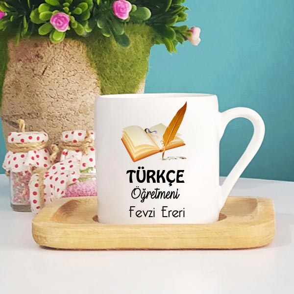 Türkçe Öğretmeni Türk Kahvesi Fincanı