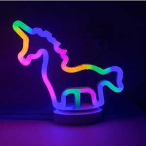 Ünicorn Neon Gece Lambası - Thumbnail