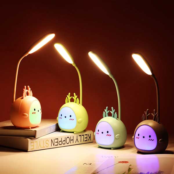 Usb'li Karikatürlü 3 Modlu Led Gece Lambası