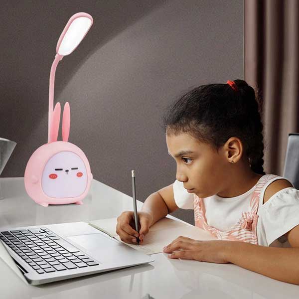 Usb'li Karikatürlü 3 Modlu Led Gece Lambası