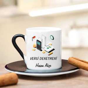 Vergi Denetmeni Türk Kahve Fincanı - Thumbnail