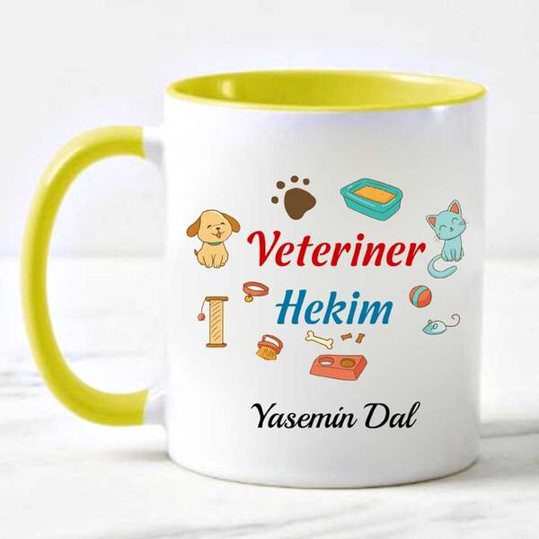 Veteriner Hekime Hediye Kupa Bardak