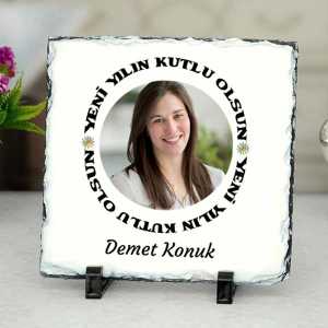 - Yeni Yılın Kutlu Olsun Fotoğraflı Taş Çerçeve  - Yeni Yılın Kutlu Olsun Fotoğraflı Taş Çerçeve
