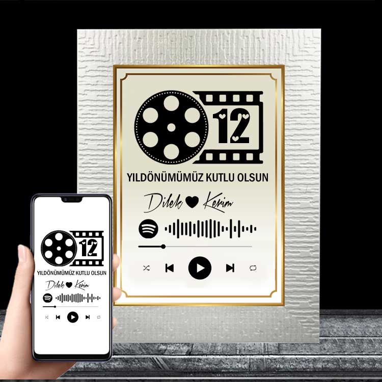 Yıl Dönümümüz Kutlu Olsun Spotify Ses İzi Çerçeve