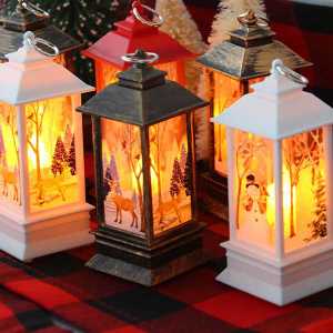 Yılbaşı Noel Işıklı Fener - Thumbnail