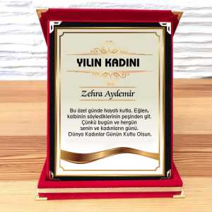  - Yılın Kadını Plaket