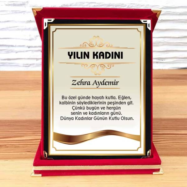 Yılın Kadını Plaket