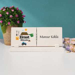  - Ziraat Mühendisi Masa İsimliği