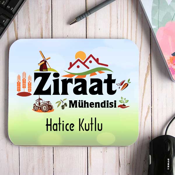 Ziraat Mühendisine Hediye İsimli Mouse Pad